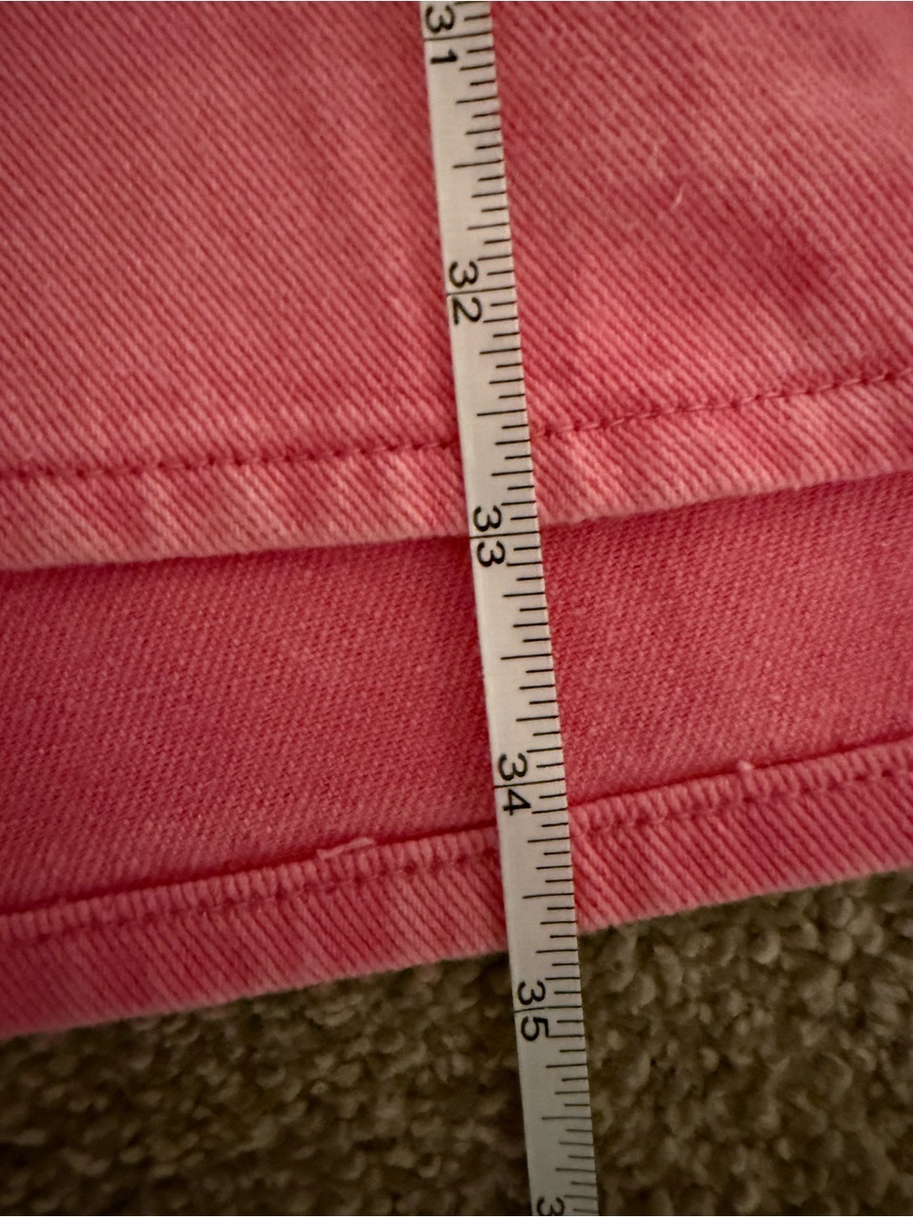 Andrée By Unit Pink Denim Tiered Shirt Dress Button Front Long Sleeve M - Picture 10 of 11